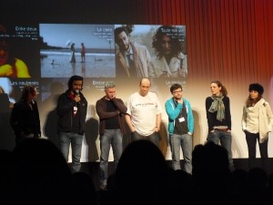 Les réalisateurs des courts métrages : Béatrice Espinasse et Hugues Espinasse (Entre deux), Stefan Le Lay (La Carte), Pierre Ferrière (Toute ma vie), Matthieu Frances (Les Naufragés), Vinciane Millereau (Barbie Girls), Joyce A. Nashawati (Morsure)